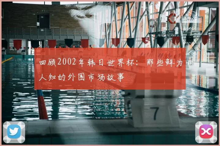 回顾2002年韩日世界杯：那些鲜为人知的外围市场故事
