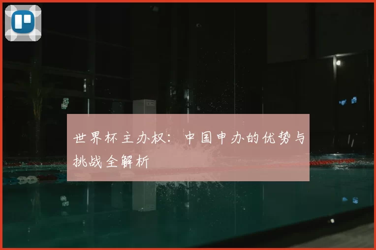 世界杯主办权:中国申办的优势与挑战全解析