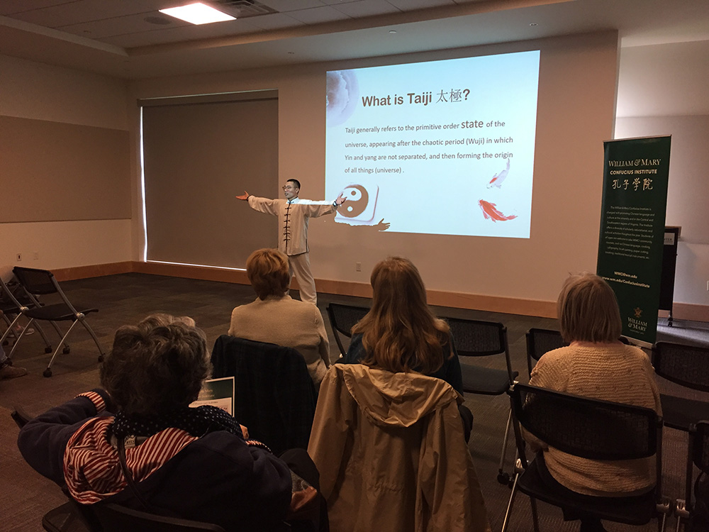 2. Xiusen Pan is giving a presentation of Taichi