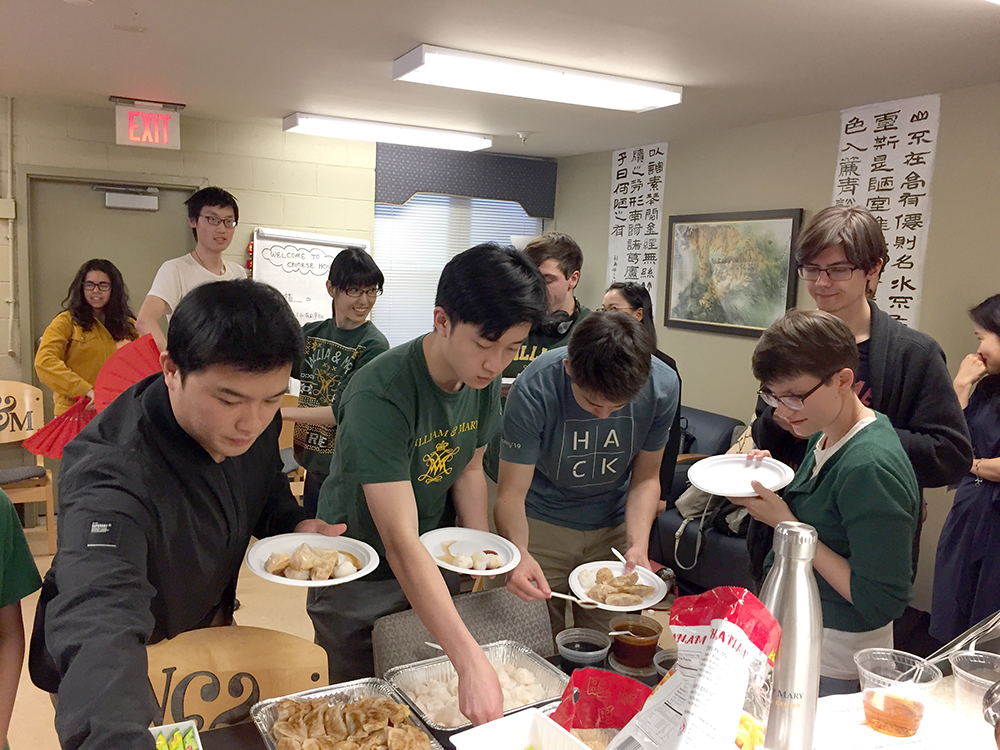 4. Participants enjoy Chinese food catered by Peter Chang